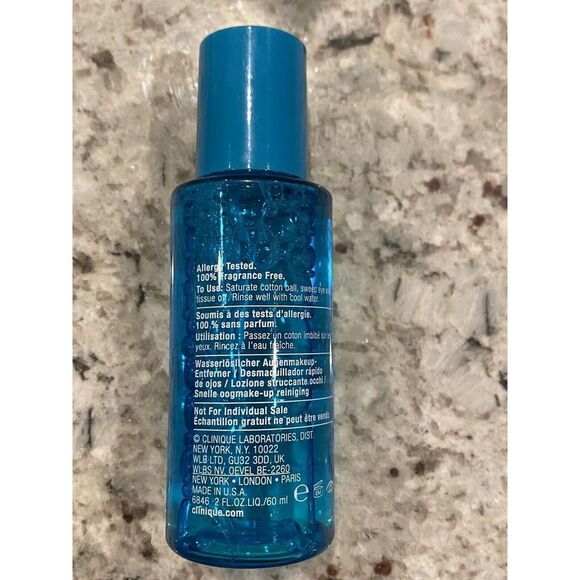 Clinique Rinse Off Eye Makeup Solvent 2oz/60ml New - Picture 2 of 5